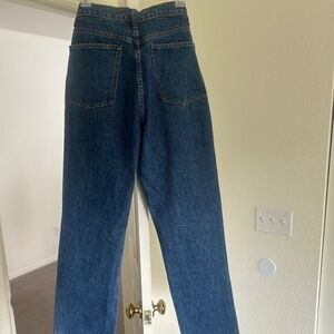 Straight leg jeans